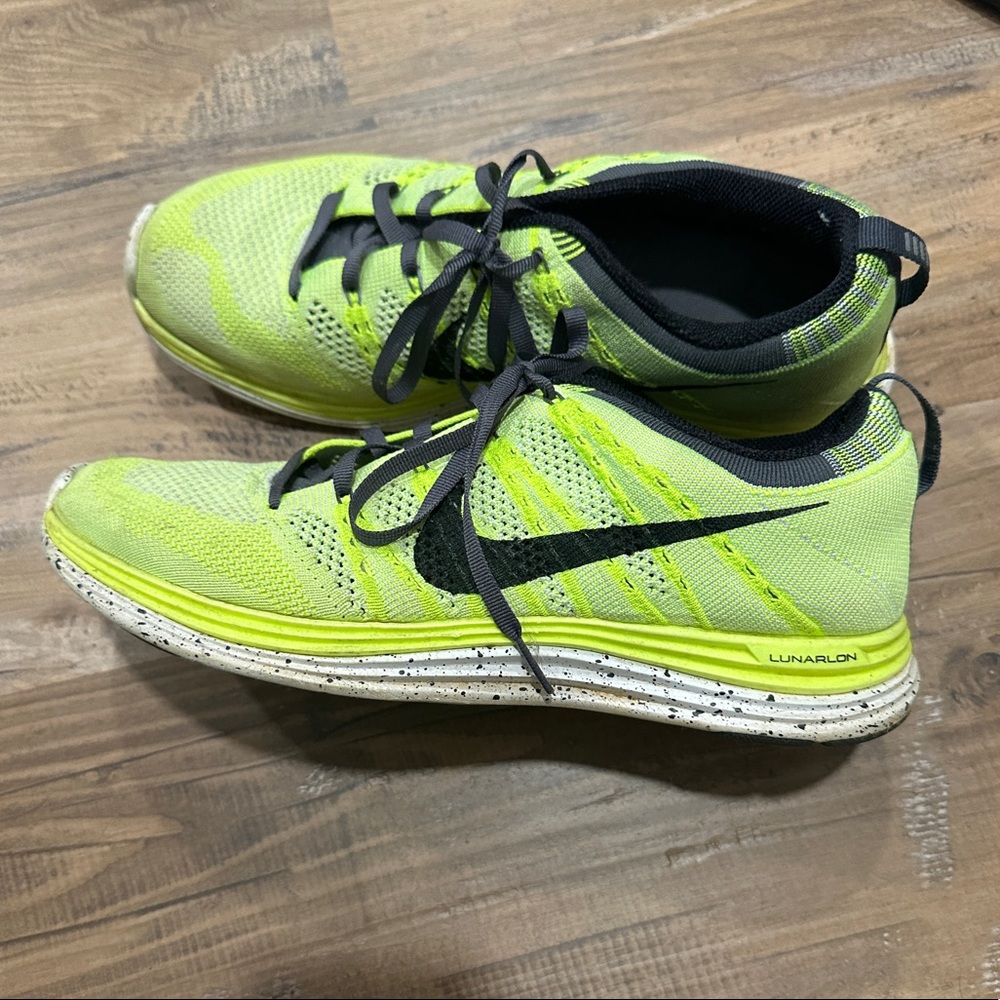 Nike Neon Flyknit Shoes